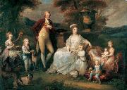 Angelica Kauffmann Portrait of Ferdinand IV of Naples, and his Family oil